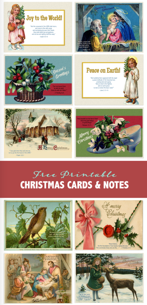 Free Printable Christmas Cards - Flanders Family Home Life
