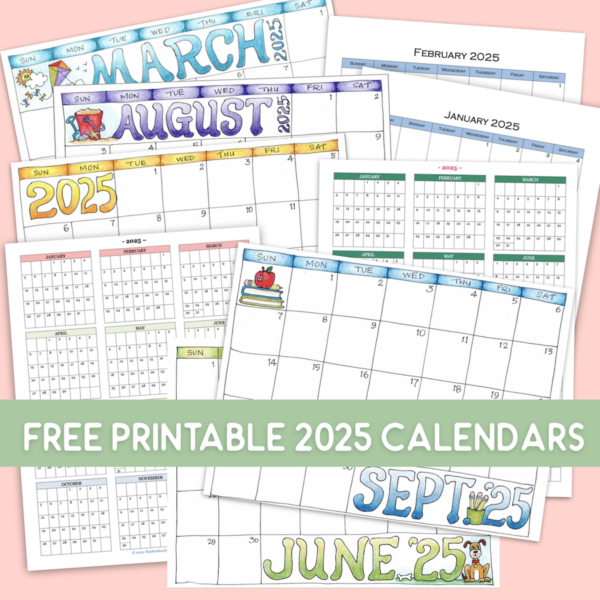 2025 Calendars - Flanders Family Home Life